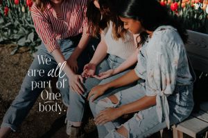 cheering one another on