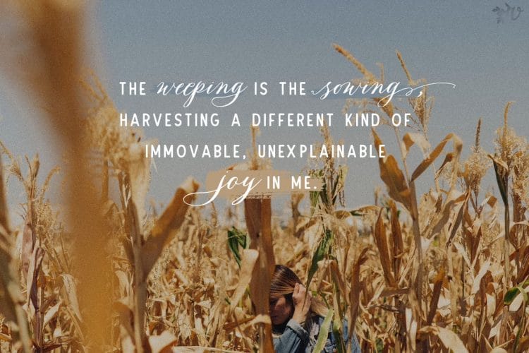 Sowing in Tears, Yet Harvesting Joy