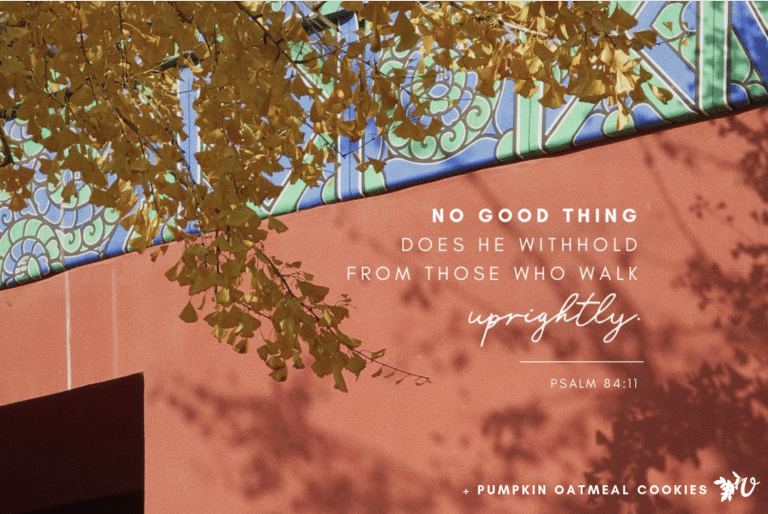 Waiting With Expectation + Pumpkin Oatmeal Cookies